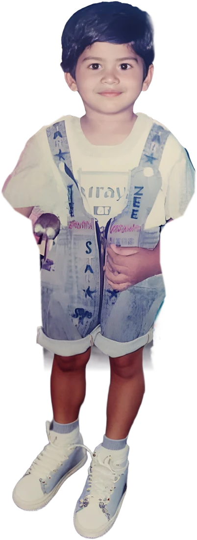 Ajwahir as a little boy